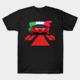 Germany car Flag Italia T-Shirt